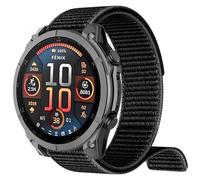 OVERSTEP for Fenix 8 47mm Watch Strap 22mm Hook and Loop Nylon Band Strap Replacement Wristband for Epix Pro 47mm,Fenix 7,Fenix 7 Pro,Fenix 6,Fenix 5,Approach S62,Quatix 5.
