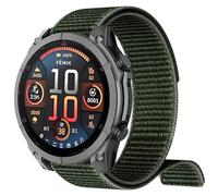 OVERSTEP for Fenix 8 47mm Watch Strap 22mm Hook and Loop Nylon Band Strap Replacement Wristband for Epix Pro 47mm,Fenix 7,Fenix 7 Pro,Fenix 6,Fenix 5,Approach S62,Quatix 5.