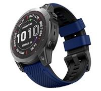 OVERSTEP for Garmin Fenix 7X/Fenix 6X/Fenix 5X, 26mm Silicone Watch Band Sport for Epix Pro 51mm/Fenix 7X Pro/Fenix 6X Gps/Fenix 5X Plus