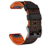 OVERSTEP Genuine Leather Strap for Epix Pro 51mm Strap With Ailicone Lined Stitching, Soft And Breathable, Fits D2 bravo/Descent mk1 /Descent mk2/Quaitx3/Enduro2.