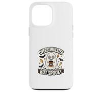 Overstimulated But Spooky Funny Halloween Ghost Case for iPhone 13 Pro Max