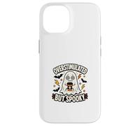Overstimulated But Spooky Funny Halloween Ghost Case for iPhone 14