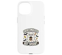 Overstimulated But Spooky Funny Halloween Ghost Case for iPhone 15