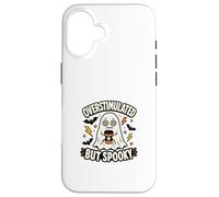 Overstimulated But Spooky Funny Halloween Ghost Case for iPhone 16