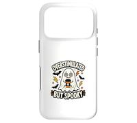 Overstimulated But Spooky Funny Halloween Ghost Case for iPhone 17 Pro