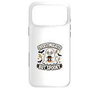 Overstimulated But Spooky Funny Halloween Ghost Case for iPhone 17 Pro Max