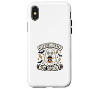 Overstimulated But Spooky Funny Halloween Ghost Case for iPhone X/XS