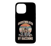 Overstimulated By Raccoons Funny Trash Panda Chaos Case for iPhone 13 Pro Max
