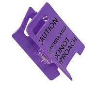 Overstimulated Hair Clip, Warning Strong Hold, 3 Inches Haired Claw with Do Not Approach Sign, Sturdy Malleable Hair Accessory, Hairs Styling Tool for Thin Long Short Hairs, Home Office Travel Party