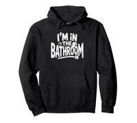 Overstimulated Mom Hiding Bathroom Five Minutes Funny Pullover Hoodie