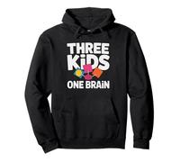 Overstimulated Mom Three Kids One Brain Chaos Ears Ringing Pullover Hoodie
