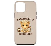 Overstimulated Moms Club Cute Cat Coffee n Tea Lover Case for iPhone 12 mini