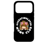 Overstimulated Moms Club Funny Anti Social Sensitive Anxiety Case for iPhone 17 Pro