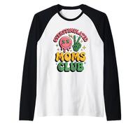 Overstimulated Moms Club Funny Mom Life Mama Humour Fun Raglan Baseball Tee