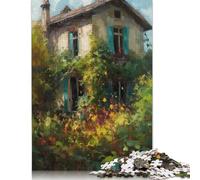 Overtaken By Vegetation Puzzle Premium 100% Recycled Board Paper Rectangular Jigsaw Puzzle for Women Men Unique 1000pcs (75x50cm)