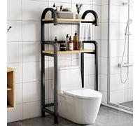 OverTheToilet Storage Shelf2Tier SpaceSaving Organizer Rack for Small Bathrooms & Laundry Freestanding Design to Maximize Space & Declutter Effortlessly