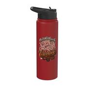 Overthinker Anxiety Overthinking in Cursive Stainless Steel Insulated Water Bottle