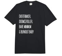 OVERTHINKER, DOOMSCROLLER, Bare Minimum & Burnout Baby Comfort Colors Adult Heavyweight T-Shirt