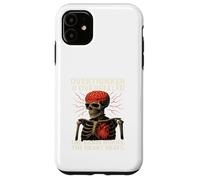 Overthinker Overfeeler Skeleton Burning Brain Beating Heart Case for iPhone 11