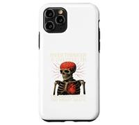 Overthinker Overfeeler Skeleton Burning Brain Beating Heart Case for iPhone 11 Pro