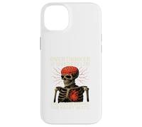 Overthinker Overfeeler Skeleton Burning Brain Beating Heart Case for iPhone 14 Plus