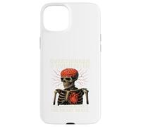 Overthinker Overfeeler Skeleton Burning Brain Beating Heart Case for iPhone 15 Plus
