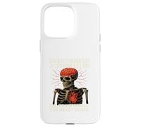Overthinker Overfeeler Skeleton Burning Brain Beating Heart Case for iPhone 15 Pro Max
