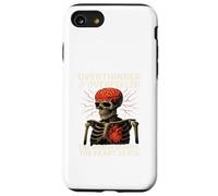 Overthinker Overfeeler Skeleton Burning Brain Beating Heart Case for iPhone SE (2020) / 7/8