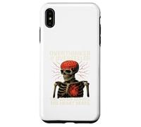 Overthinker Overfeeler Skeleton Burning Brain Beating Heart Case for iPhone XS Max