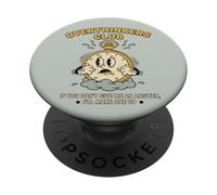 Overthinkers Club Retro Watch Funny PopSockets Adhesive PopGrip