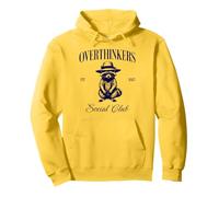 Overthinkers Social Club Overthinking Anxiety Pullover Hoodie
