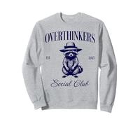 Overthinkers Social Club Overthinking Anxiety Sweatshirt