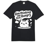 Overthinking and Also Hungry Comfort Colors Adult Heavyweight T-Shirt