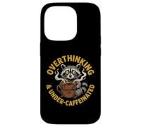 Overthinking And Under Caffeinated Anxious Coffee Lover Case for iPhone 14 Pro