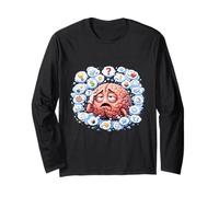 Overthinking Brain Chaos Funny Mental Long Sleeve T-Shirt