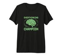 Overthinking Champion Funny Vintage Retro Premium T-Shirt