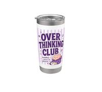 Overthinking Club Members Since Forever Brain Stainless Steel Insulated Tumbler
