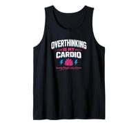 Overthinking is My Cardio, Brain, cardiobrain, Heart Tank Top
