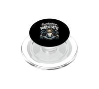 Overthinking Is My Cardio So I Meditate Meditation Zen PopSockets PopGrip for MagSafe