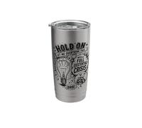 Overthinking Meme Funny Existential Crisis Stainless Steel Insulated Tumbler