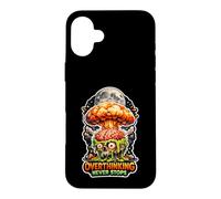 Overthinking Never Stops Exploding Brain Case for iPhone 16 Plus