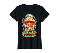 Overthinking Never Stops Exploding Brain Value Graphic T-Shirt, Women, Black, L
