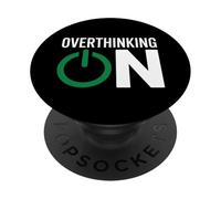 Overthinking On Funny ADHD Neurodivergent Humor PopSockets Adhesive PopGrip