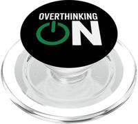 Overthinking On Funny ADHD Neurodivergent Humor PopSockets PopGrip for MagSafe