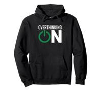 Overthinking On Funny ADHD Neurodivergent Humor Pullover Hoodie