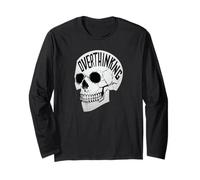 Overthinking Skull Long Sleeve T-Shirt