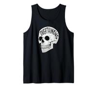 Overthinking Skull Tank Top