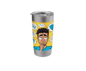 Overthinking Social Anxiety Introvert Socially Awkward Stainless Steel Insulated Tumbler