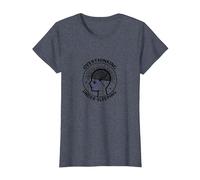 Overthinking Under-Sleeping Mental Health Awareness T-Shirt, Women, Heather Blue, M