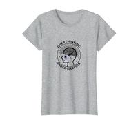 Overthinking Under-Sleeping Mental Health Awareness T-Shirt, Women, Heather Grey, XXL